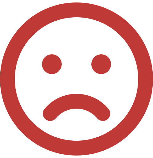 Unhappy face