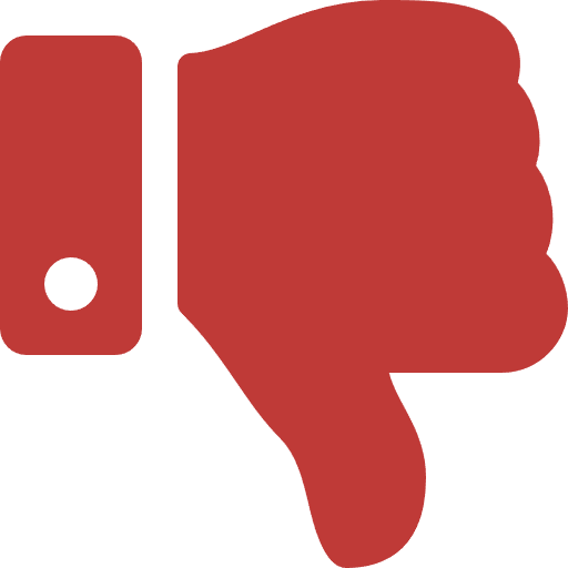 Thumbs down